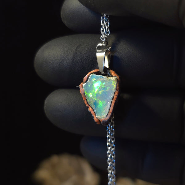 Opal Halskette — Vollspektrum-Farbe