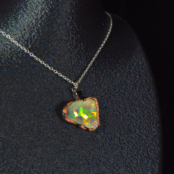 Opal Halskette — Segmentierter Regenbogen