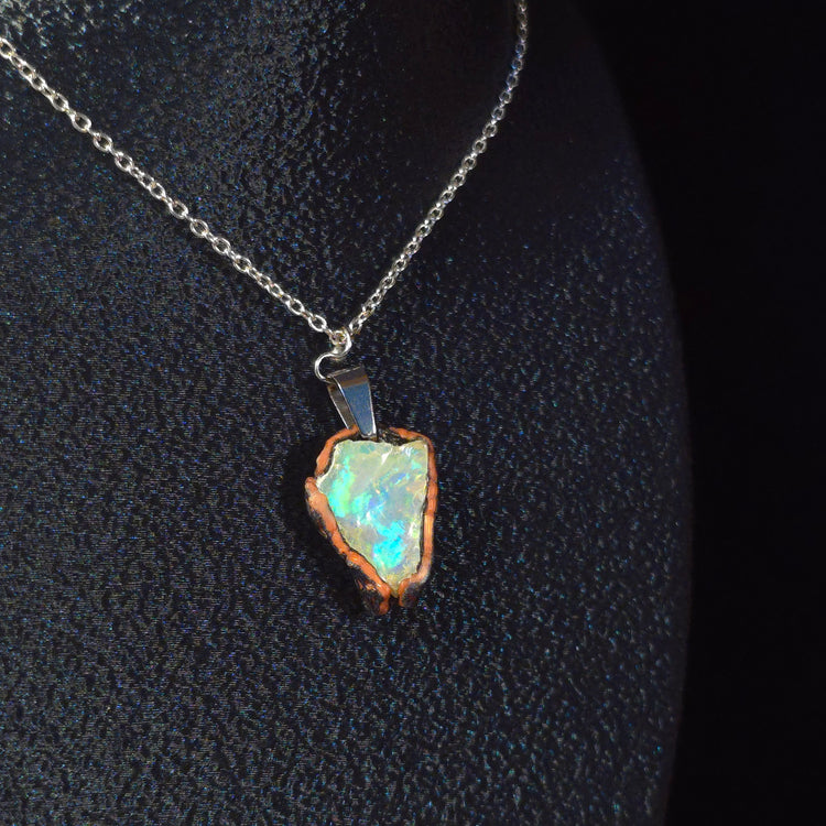 Opal Halskette — Vollspektrum-Farbe